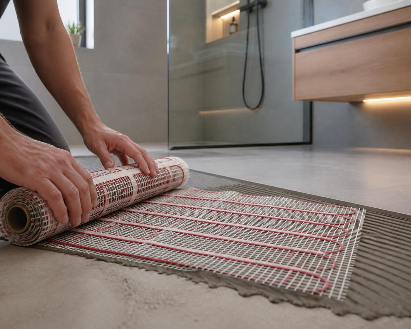 ontdek de voordelen van elektrische vloerverwarming voor de badkamer en handige installatie tips voor een comfortabele en warme badkamer.