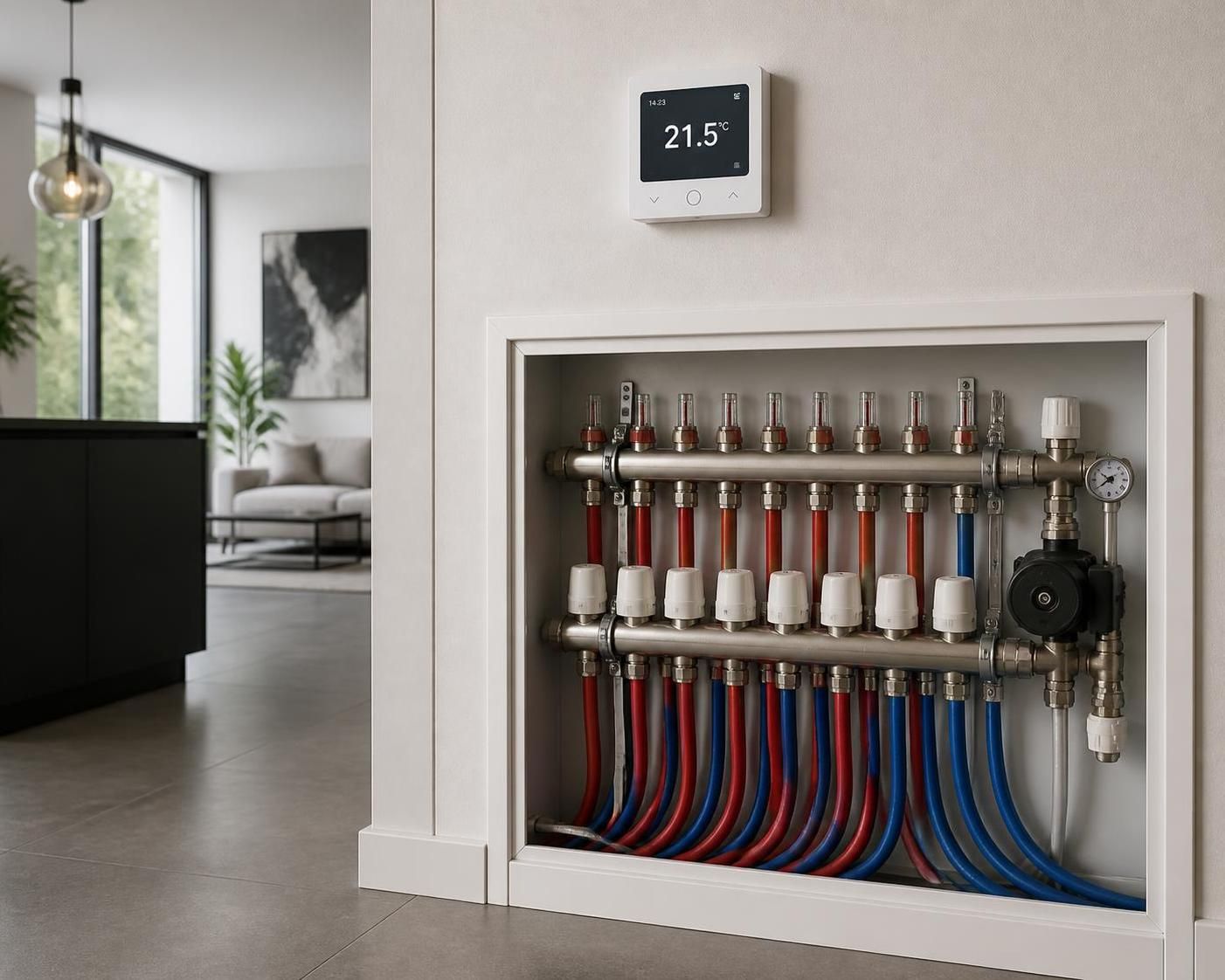 ontdek hoe een vloerverwarming verdeler werkt en leer waar je op moet letten bij de installatie en het onderhoud voor een efficiënte en comfortabele verwarming.