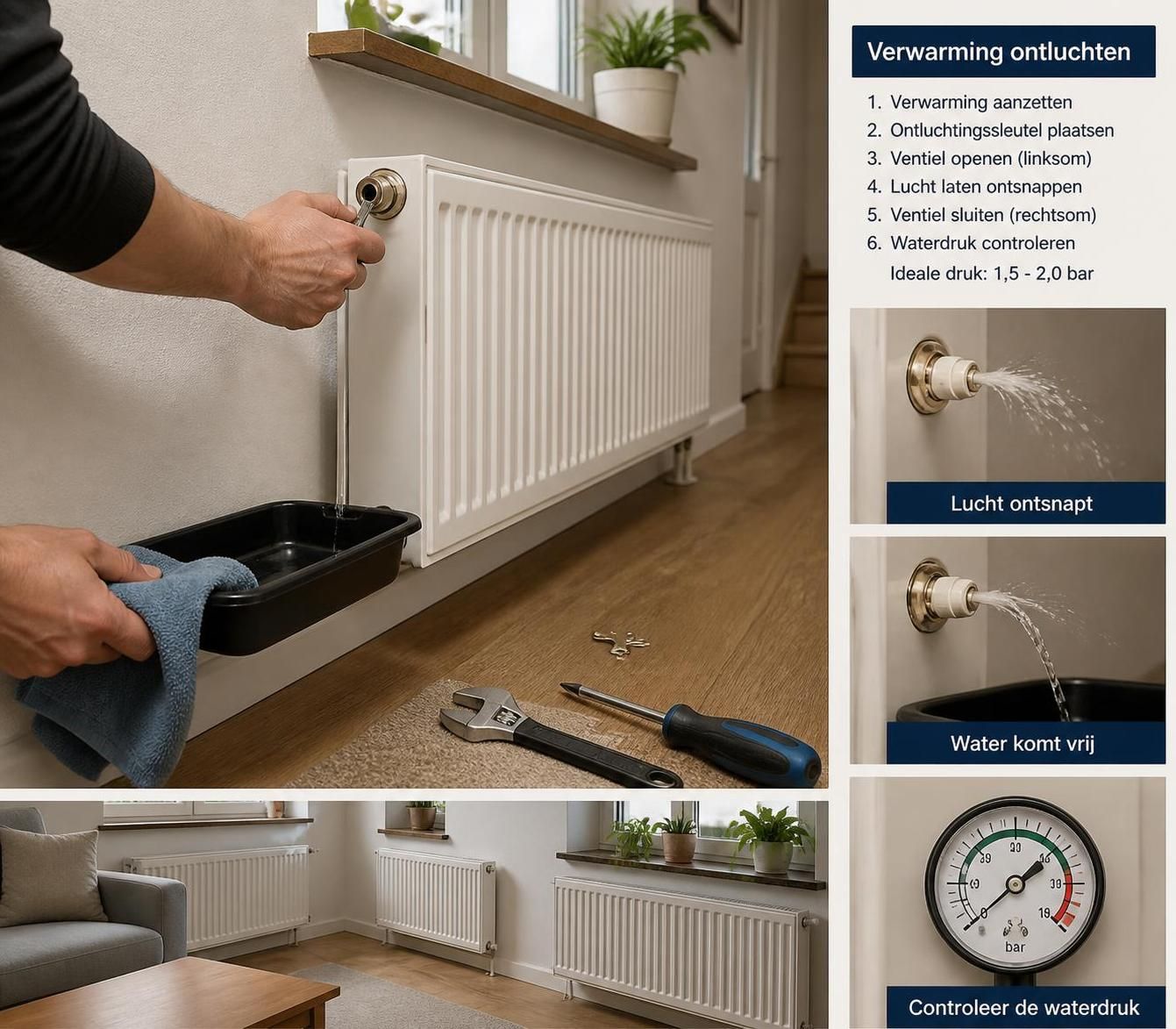 ontdek hoe je koude radiatoren voorkomt door je verwarming effectief te ontluchten. stap-voor-stap gids voor een warme en comfortabele woning.
