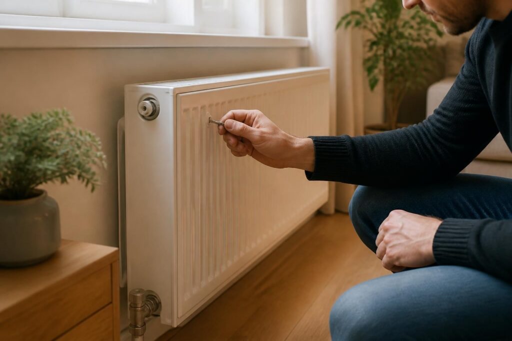 leer hoe je met eenvoudige ontluchting koude radiatoren voorkomt en je verwarming weer optimaal laat werken voor een lekker warm huis.