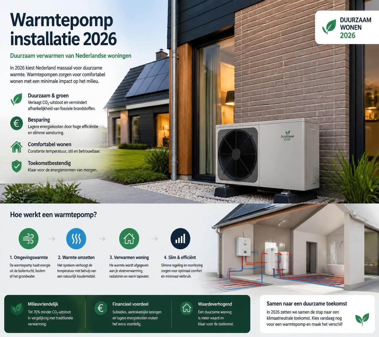 ontdek wat de warmtepomp verplichting in 2026 betekent voor huiseigenaren en hoe u zich kunt voorbereiden op deze belangrijke energieverandering.
