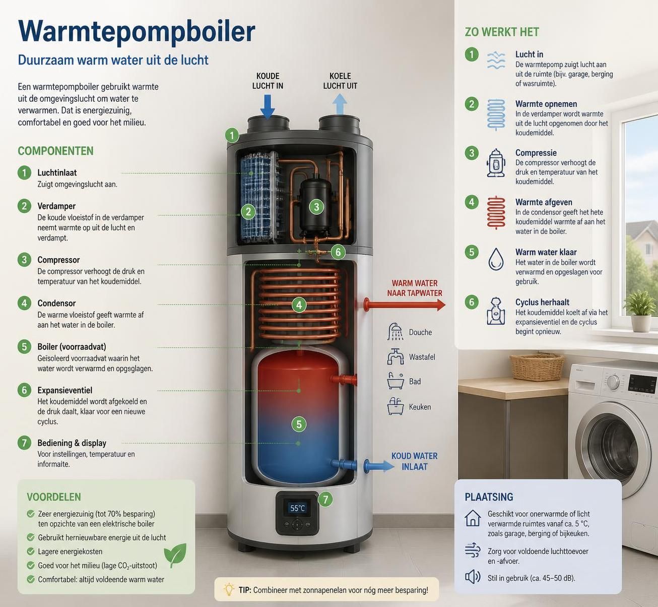 ontdek wat een boiler voor warmtepomp is en hoe deze werkt om uw huis efficiënt te verwarmen met duurzame energie.