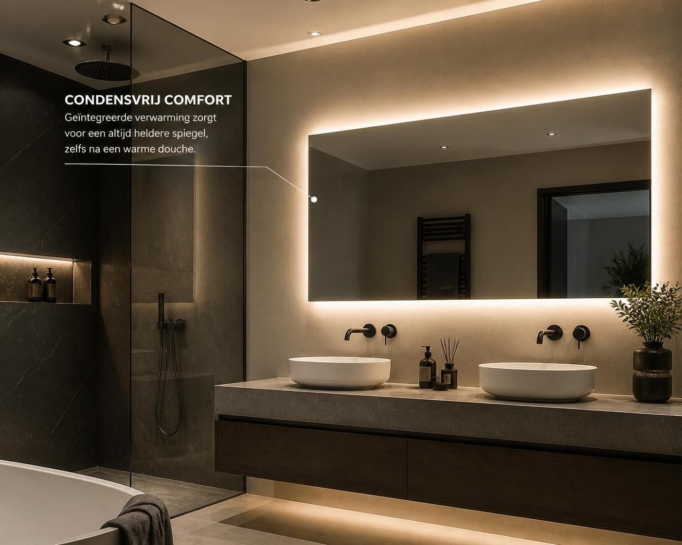 ontdek alles over badkamerspiegels met verlichting en verwarming. de ultieme gids voor comfort, stijl en functionaliteit in uw badkamer.