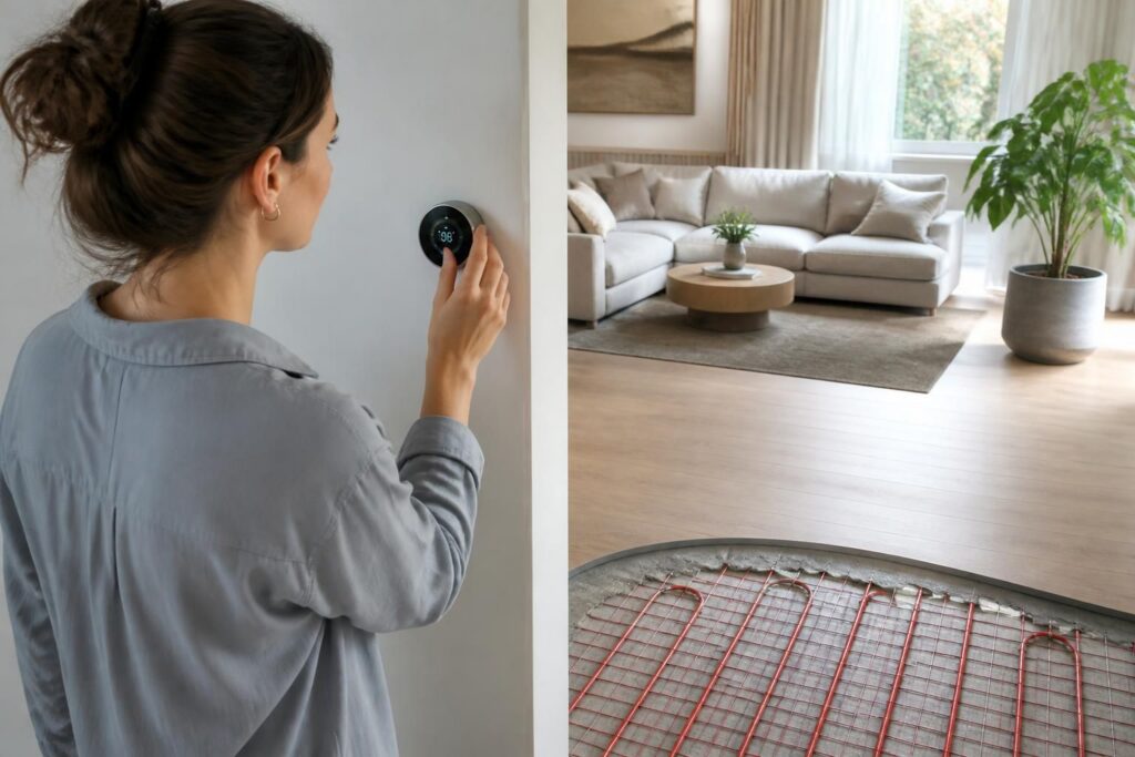 ontdek hoe je de beste thermostaat voor vloerverwarming kiest en geniet van optimaal comfort en energiebesparing in huis.
