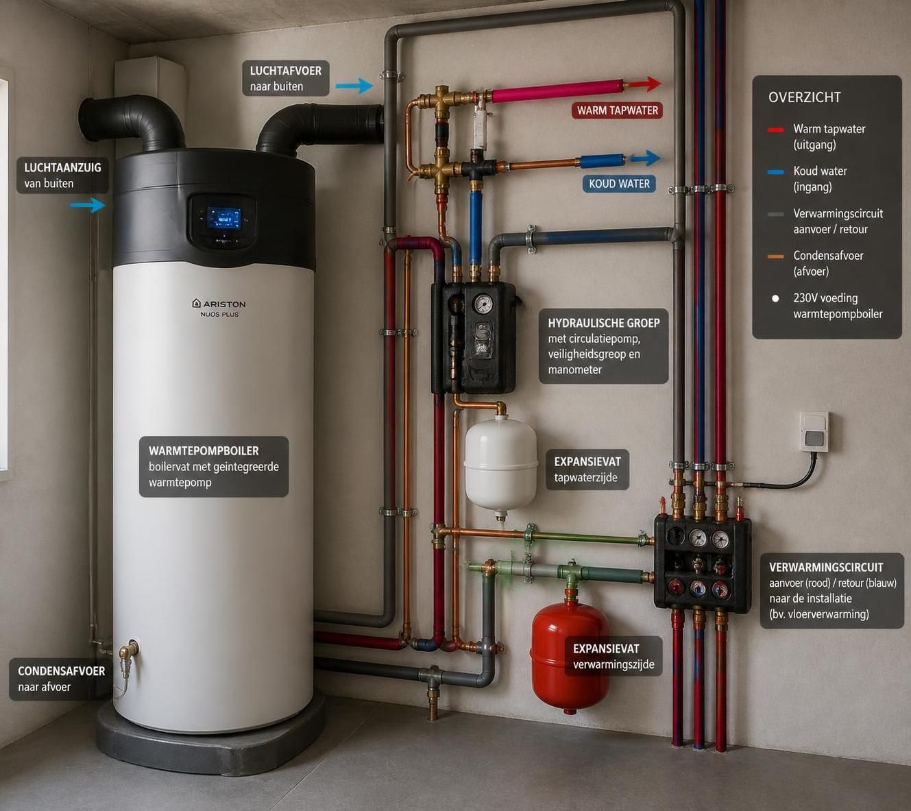 ontdek hoe een boiler met warmtepomp werkt en welke voordelen het biedt, zoals energiebesparing en milieuvriendelijkheid.