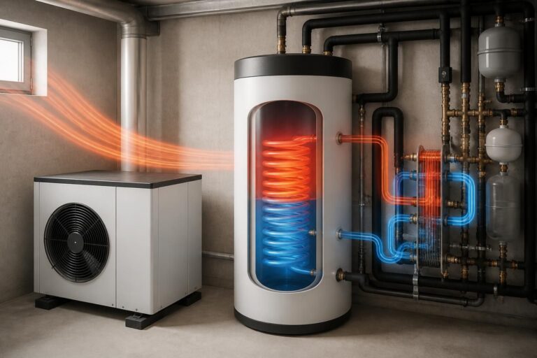 ontdek hoe een boiler met warmtepomp werkt en welke voordelen het biedt, zoals energiebesparing, milieuvriendelijkheid en een efficiënte verwarming van uw water.
