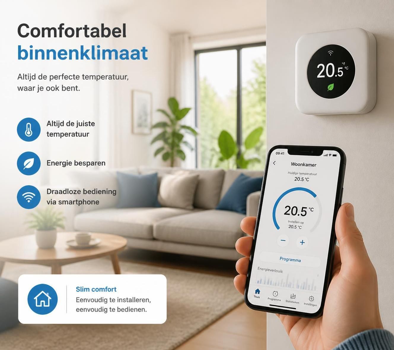 ontdek hoe een draadloze aan/uit thermostaat werkt en waarom deze slimme oplossing ideaal is voor eenvoudig en efficiënt temperatuurbeheer in huis.