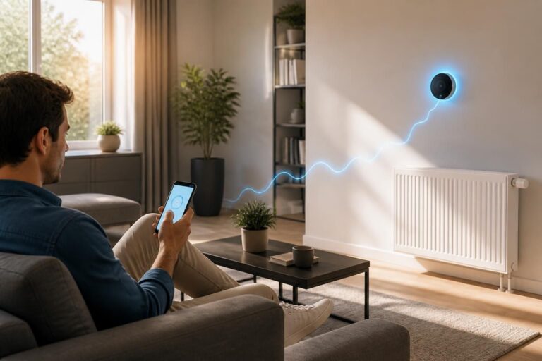 ontdek hoe een draadloze aan/uit thermostaat werkt en waarom deze slimme oplossing ideaal is voor eenvoudig en efficiënt temperatuurbeheer in huis.