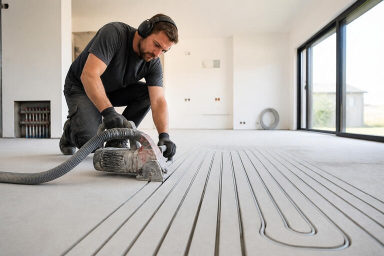 ontdek de voordelen van vloerverwarming infrezen en leer hoe deze duurzame verwarmingsmethode werkt voor een comfortabele en energiezuinige woning.