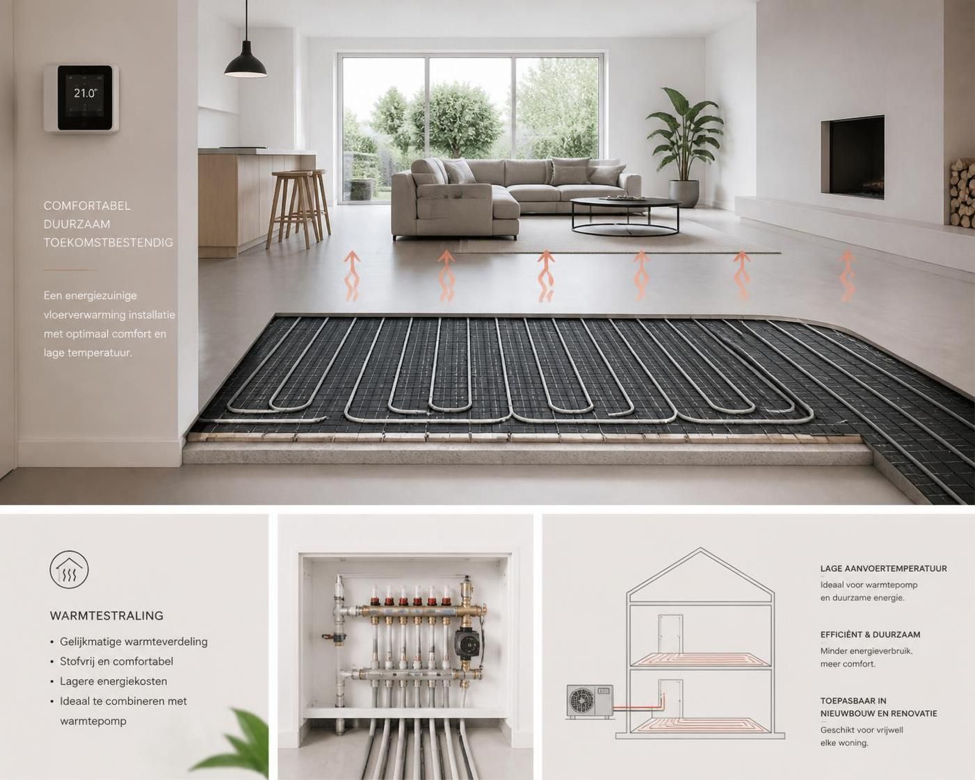 ontdek waarom warp vloerverwarming de beste keuze is voor jouw woning: efficiënt, duurzaam en comfortabel verwarmingssysteem dat zorgt voor een aangenaam binnenklimaat.
