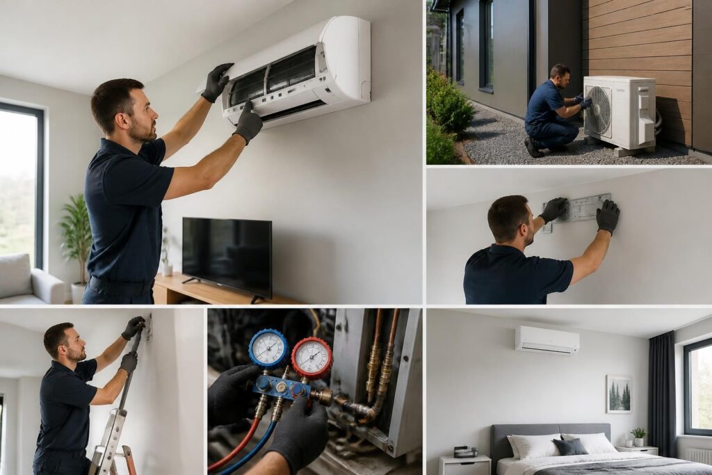 ontdek onze multi split airco met 2 binnenunits, inclusief professionele montage en duidelijke uitleg. perfect voor efficiënte koeling en comfort in meerdere ruimtes.
